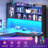 Farmhouse L Shaped Office Desk With Drawers-899196450