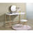 Rectangular Writing Desk With USB Ports