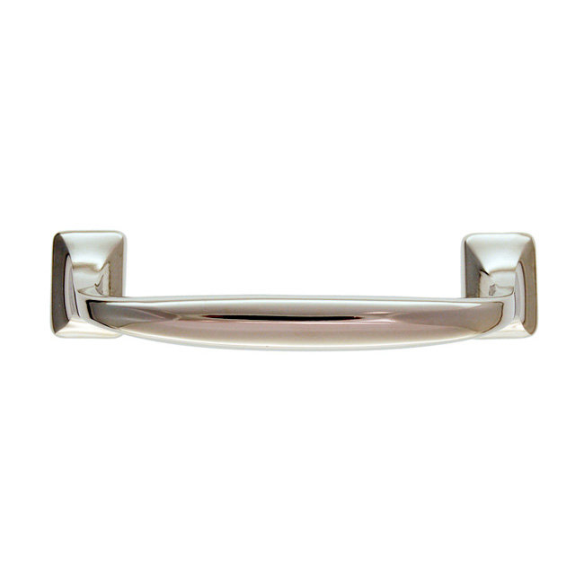 Polished Nickel "Ren" Drawer Pull, 3" Centers