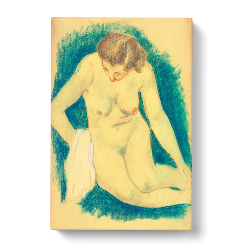 Seated Nude by Paul Gauguin - Wrapped Canvas Painting, 76cm H x 50cm W x 3cm D