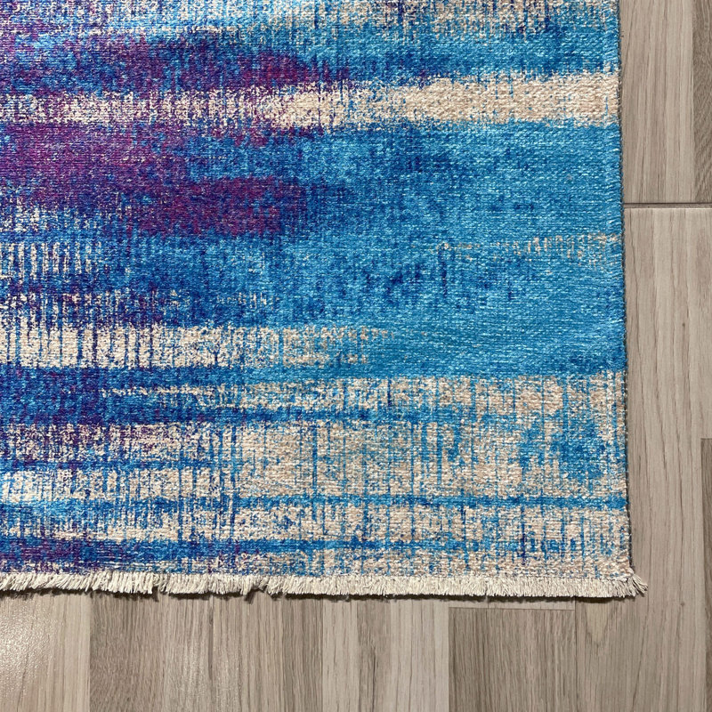 Tapis rectangulaire Piersiak avec envers antidérapant, Tapis de couloir 2 pi 8 po x 8 pi 3 po