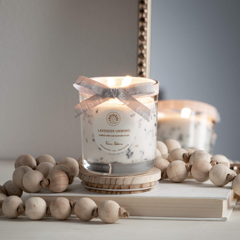 Clover Lane Lavender Scented Jar Candle