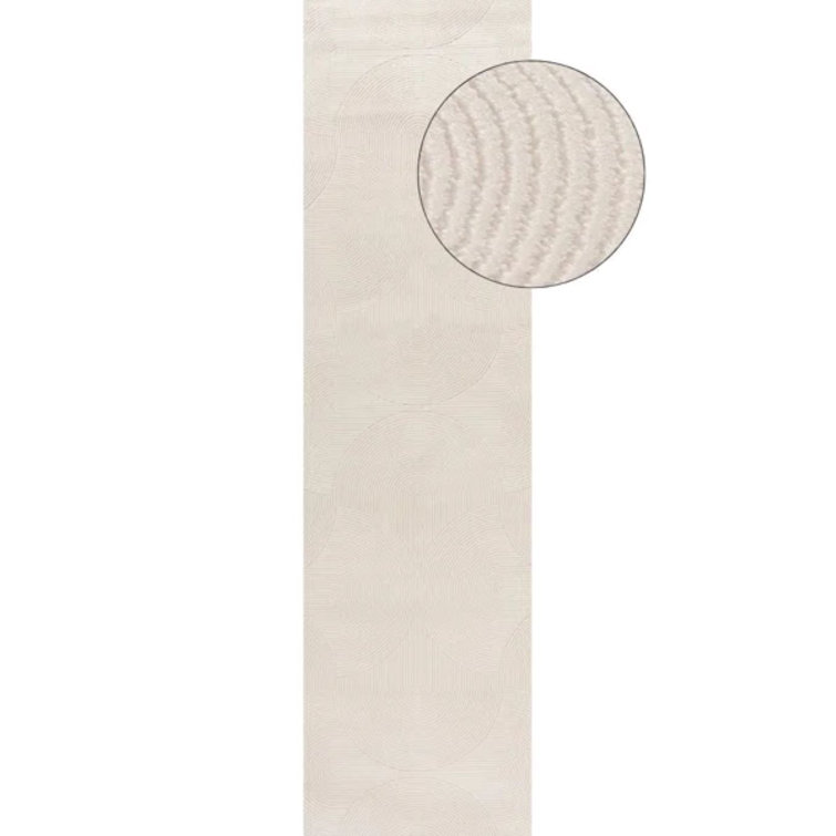 Carmel Modern Arc Cream Area Rug