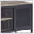 Nantan Rustic Oak &  Finish TV Stand Stable support, multi-functional design