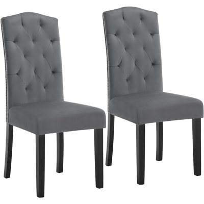 Norge 49cm H Velvet Upholstered Parsons Chair