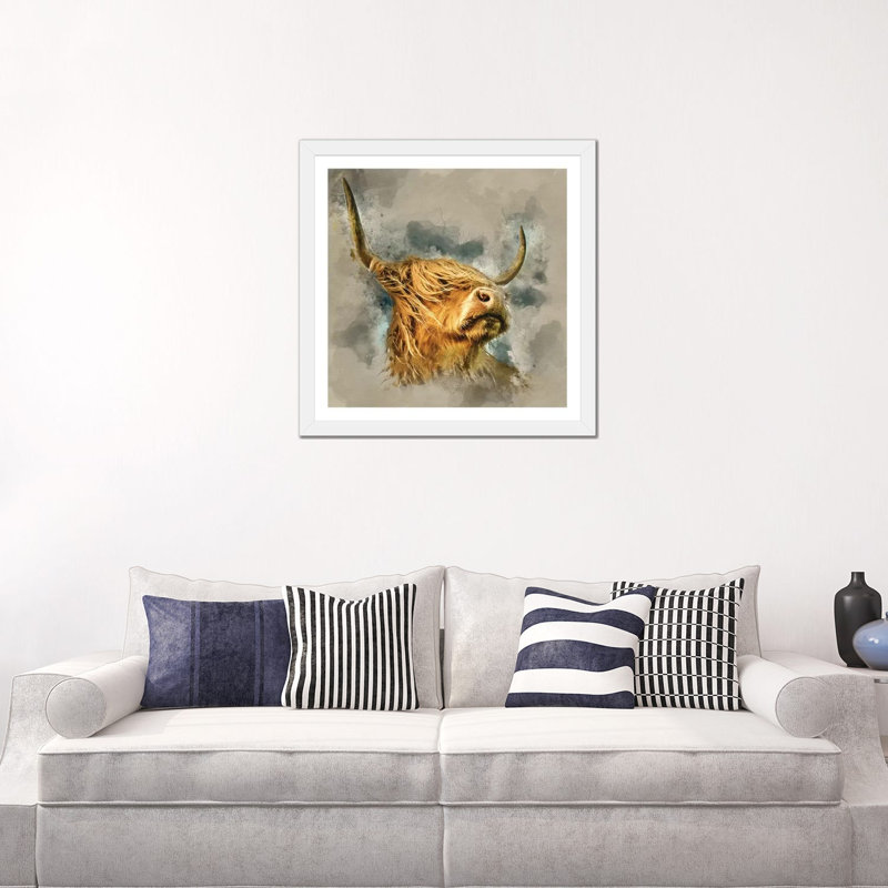« Magnificence II » par Mark Gemmell-impression d’art graphique, H 24 po x l 24 po x p 1 po, Papier blanc, Blanc