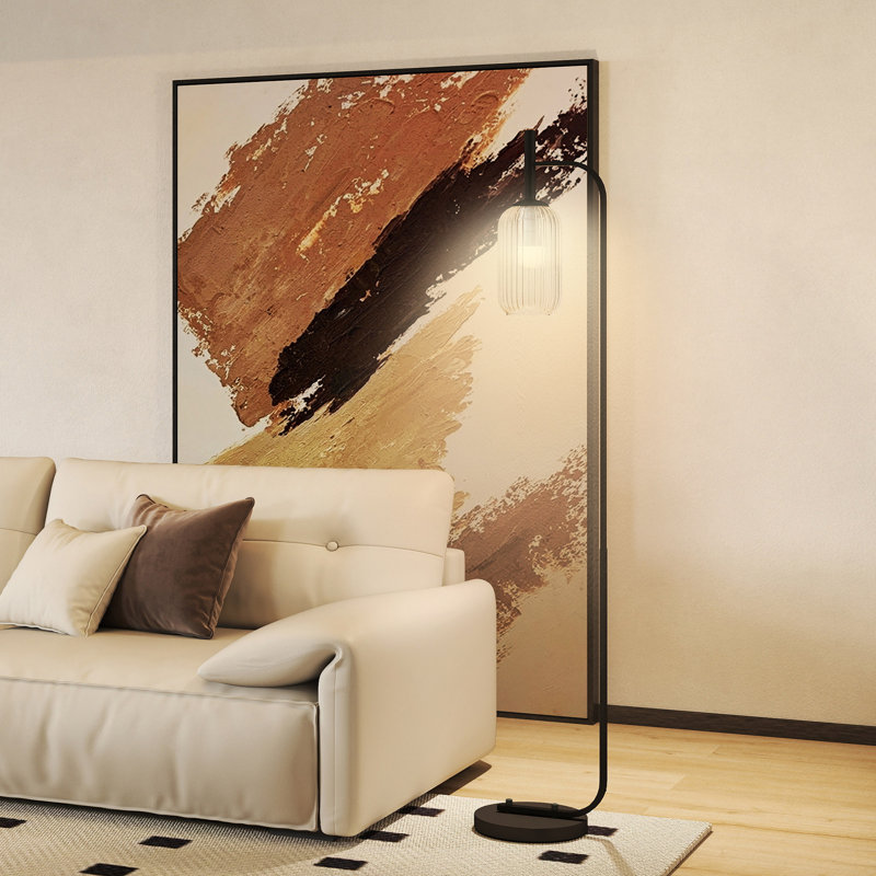 152cm Floor Lamp, Black, No