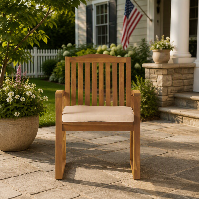 Fauteuil d'extérieur en bois