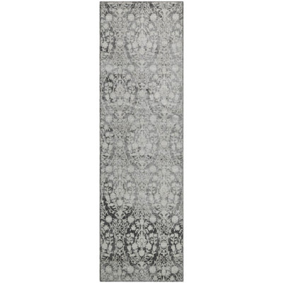 Premium Machine Washable Glanton AMF1231 Damask Rug