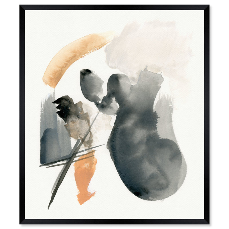 « violin' », reproduction de peinture à l’aquarelle encadrée, H 32 po x l 26 po x P 0,5 po