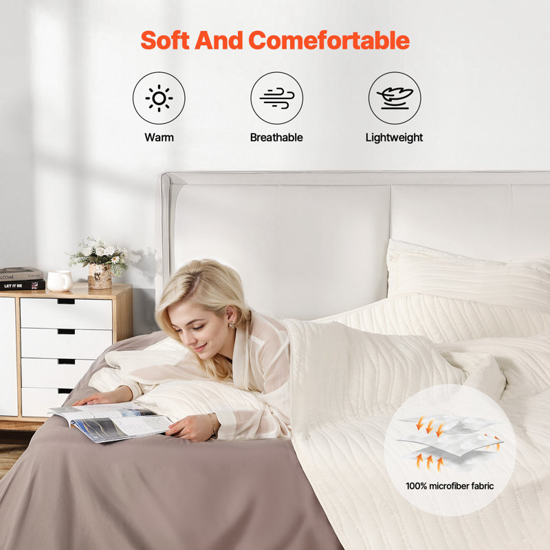 Ensemble de courtepointe pour très grand lit, édredon léger 3 pièces, ensemble de literie de très grande taille en microfibre, couvre-lits beiges avec 1 courtepointe et 2 taies décoratives, ensemble de literie léger pour couvre-lit, pour toutes les saisons