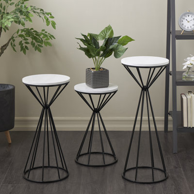 Plant Stand 1 Tier Set of 3