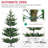 Artificial Christmas Tree, Pine Hinged Xmas Tree-319304027