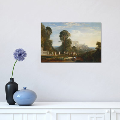 The Temple of Jupiter Panellenius by J.M.W. Turner - 1 Piece Wrapped Canvas Painting