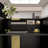 35.43'' W Rectangle Modern Wood Reception Desk With Open Shelvings
