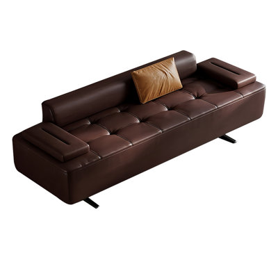 Microfiber Leather Upholstered Bench