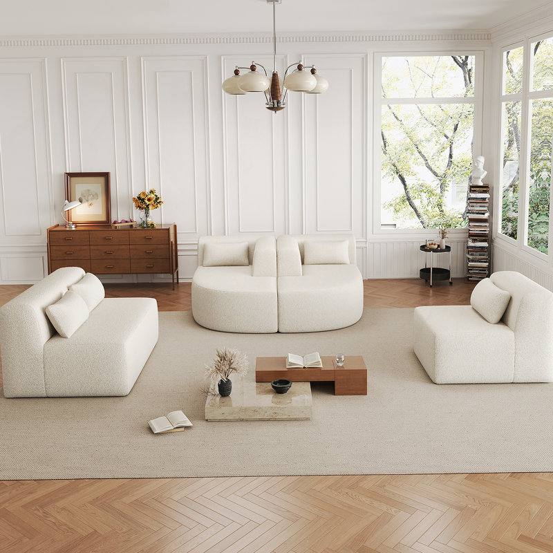 Canapé en polyester confortable pour une vie relaxante et élégante