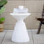 Table d'appoint d'extérieur en marbre texturé MGO
