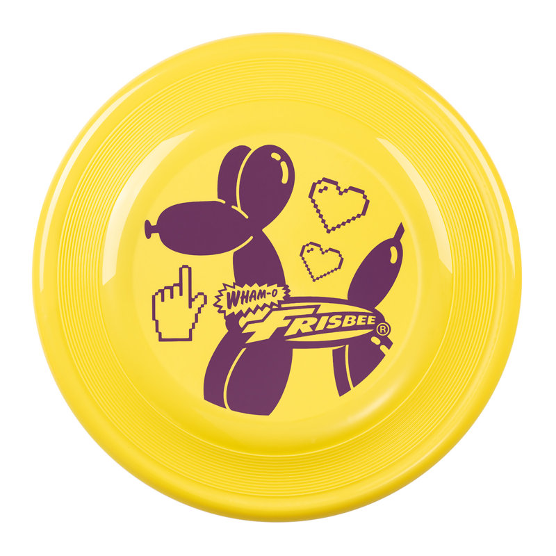 Wham-O Frisbee Fastback Flying Disc, jouet léger pour chien de 9,35 pouces, 100 g, Jaune