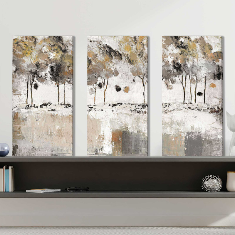 " Tree Panorama " by Tava Studios 3 - Pieces Painting Print