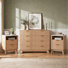 Ensemble de rangement pour chambre à coucher en bois Charvi