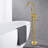 45 5/8-In 2-Handle Residentail Freestanding Tub Faucet With Hand Shower In Titanium-111704759