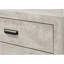 Commode 6 tiroirs transitionnelle avec quincaillerie en métal pour la chambre à coucher