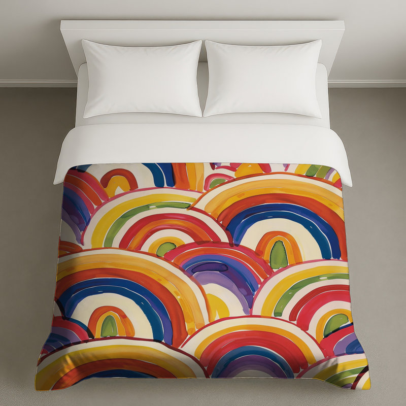 Housse de couette Rainbow Bedding, Très grand lit