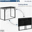 Bureau pliable Techni Mobile - Noir