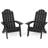 All Weather Outdoor HIPS Plastic Folding Adirondack Chair Fire Pit Chairs Oversized Patio Chair-66947166