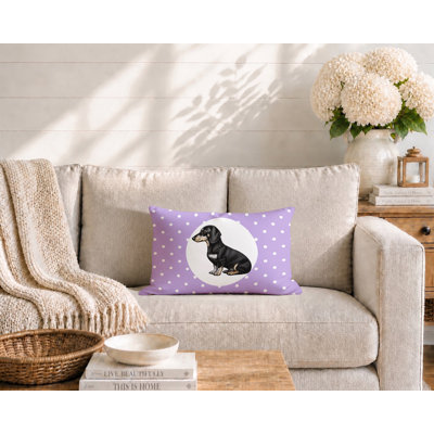 Coussin réversible intérieur / extérieur Dachshund Dog