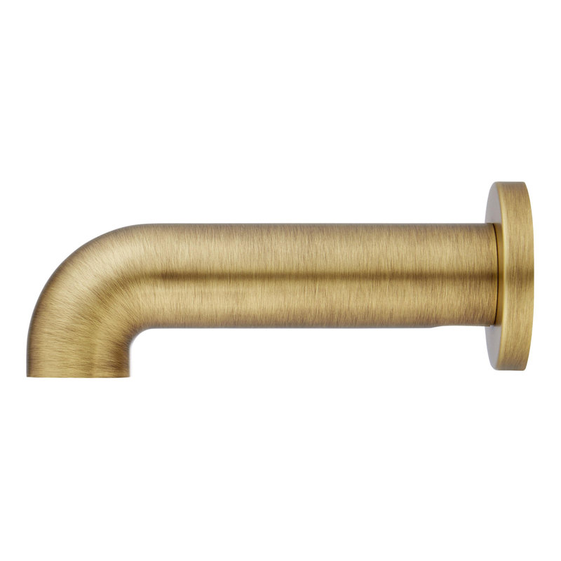 Lexia 6-7/8" Tub Spout, Aged Brass