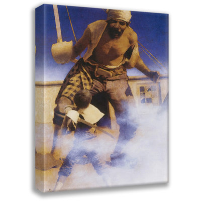A Saga of the Seas by Maxfield Parrish Gallery Wrapped Canvas
