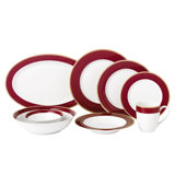 50 Piece Bone China Dinnerware Set - Service for 8