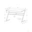 Bureau d'ordinateur, bureau personnel, ordinateur portable, L 48 po, stratifié de travail, métal, contemporain, moderne-674091539-674091551