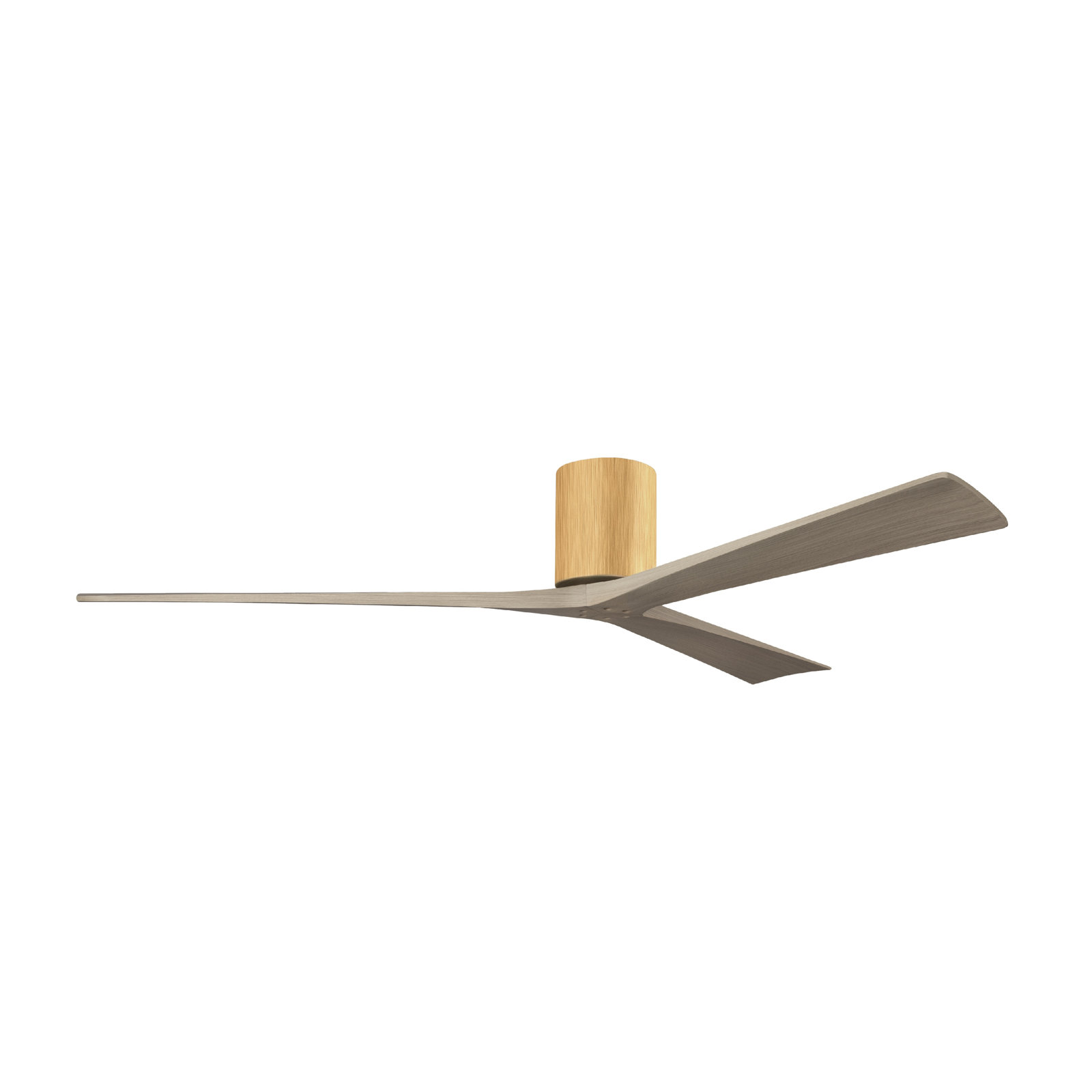 Olivier 3 Blade Ceiling Fan, Light Maple, Gray Ash Tone, 72"