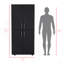 Armoire Moscow, chambre à coucher, noir-644565654