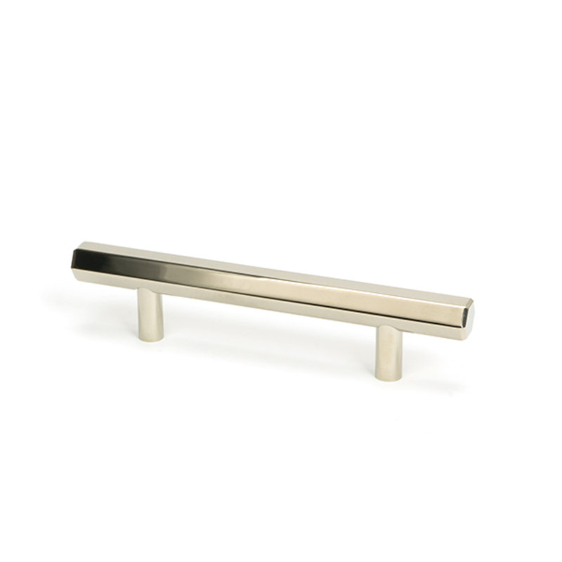 Bar Handle, 9.6 cm, Polished Nickel