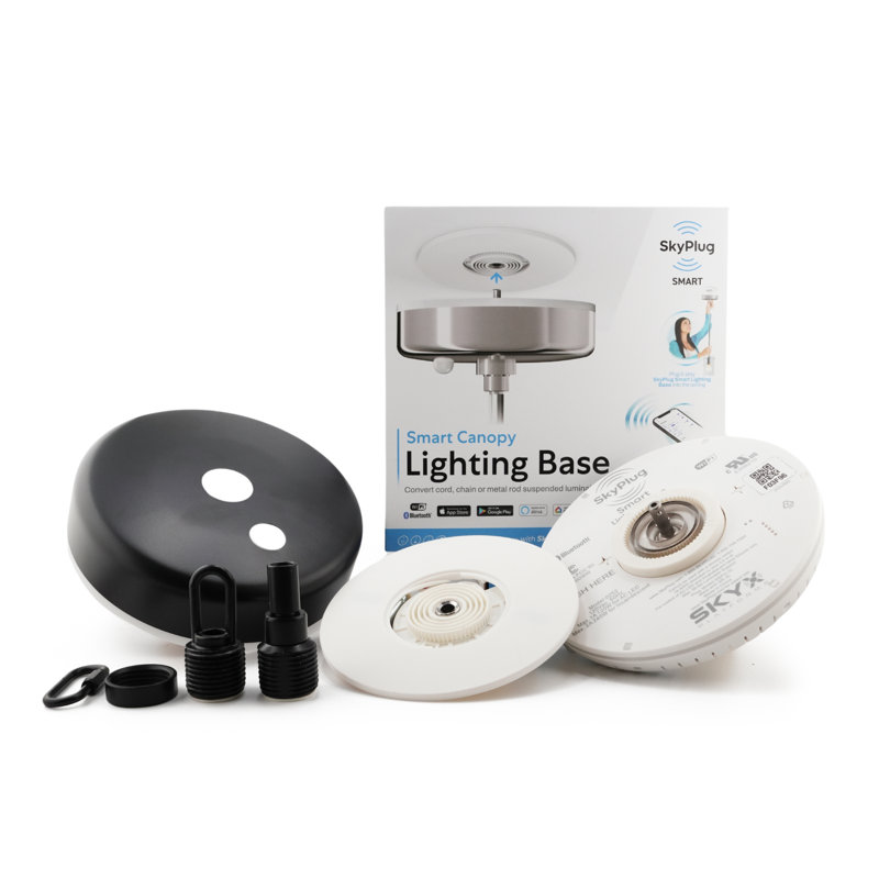 SkyPlug Smart Kit - Installation d'éclairage facile - Carina, Noir mat