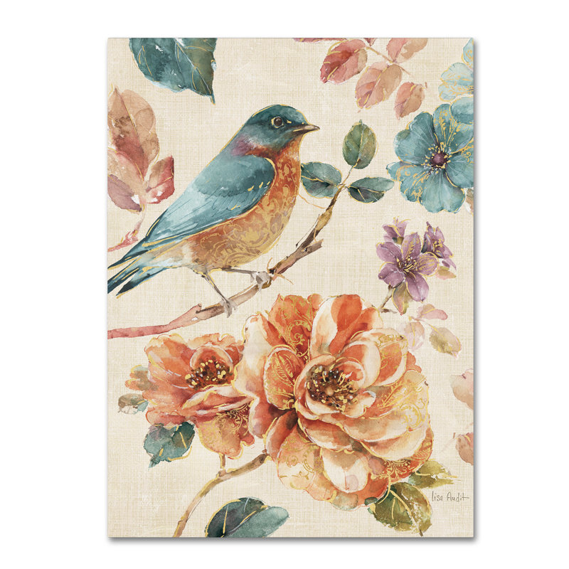 «Spice Nature III Linen Leaf», reproduction sur toile tendue, H 47 po x l 35 po x P 2 po