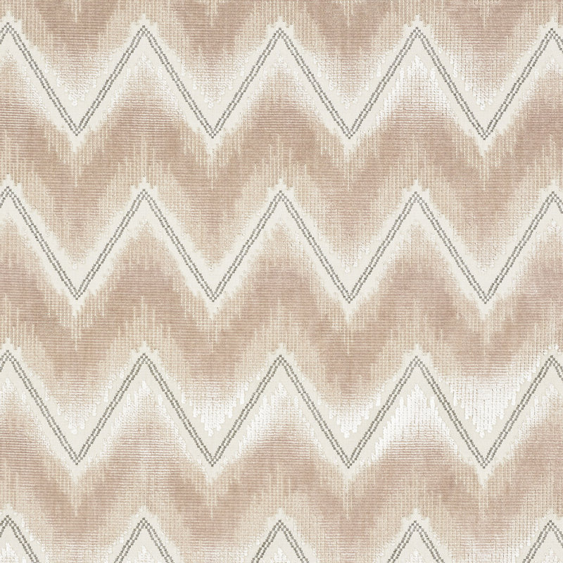 Tissu en velours à chevrons, Rosé