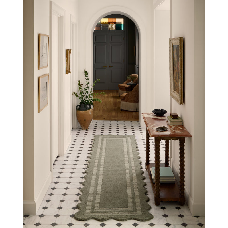 Chris Loves Julia x Loloi Scottie Olive Pebble Rug