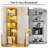 64.8"H, Modern Storage 5-Tier Bookshelf-552199642