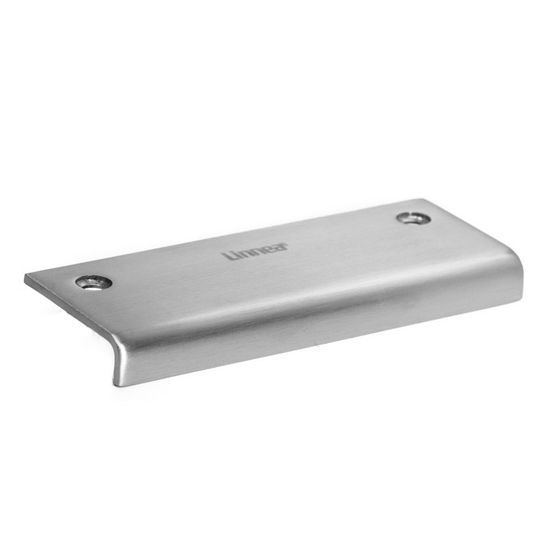 Top Mount Cabinet Finger Edge Pull, Satin Stainless Steel, 2 17/100"