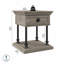 Table de bout avec rangement Huckins Block