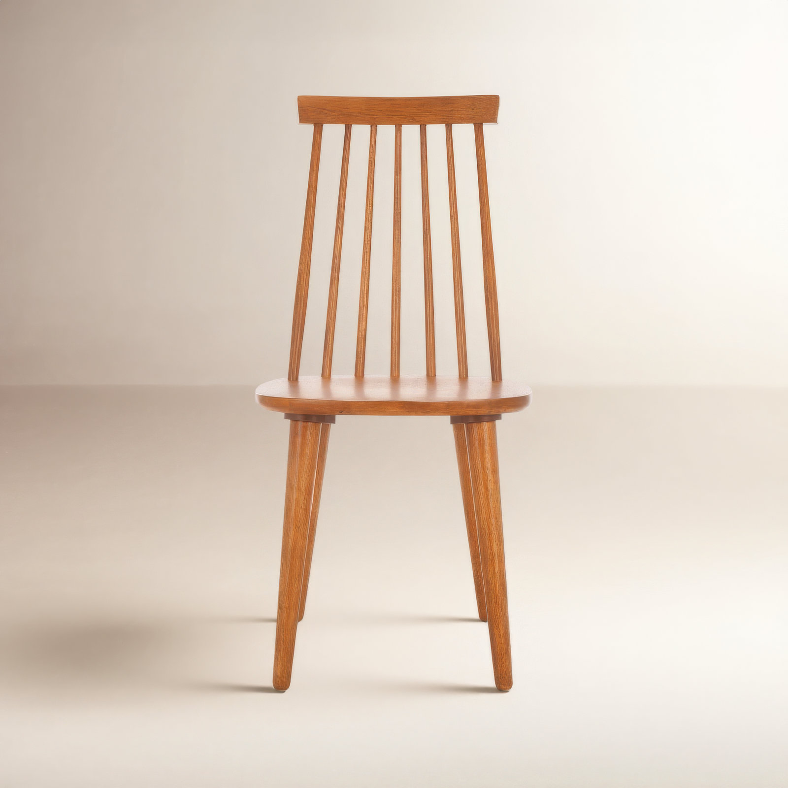 Rolde Solid Wood Side Chair, Honey