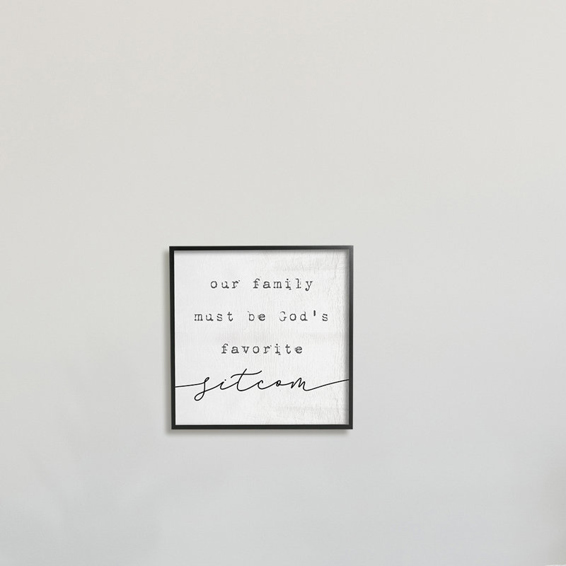 Traduction de God, H 17 po x l 17 po x P 1,5 po, Giclée encadrée noir minuit