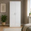 2 Door Manufactured Wood Wardrobe