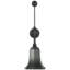 Thomas O'Brien, "Academy 20" Anchored Rex Barn Light in Matte Black with 9.25" White Savannah Shade-1950773232-1950773234-1950773235