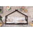 Twin Size House Bed Wood Bed, Espresso-112081968-112081974